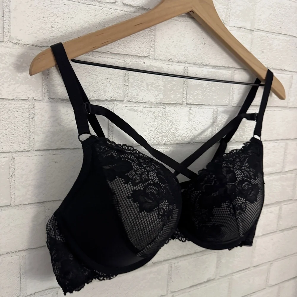 TODRID Plunge Lace Push Up Bra - Picture 2 of 6